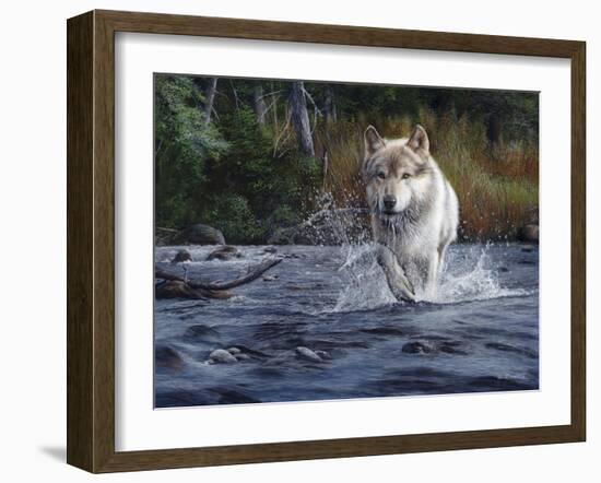 The Crossing-Kevin Daniel-Framed Art Print