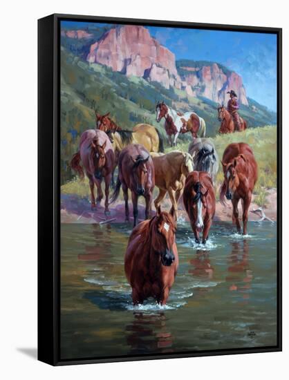 The Crossing-Jack Sorenson-Framed Stretched Canvas