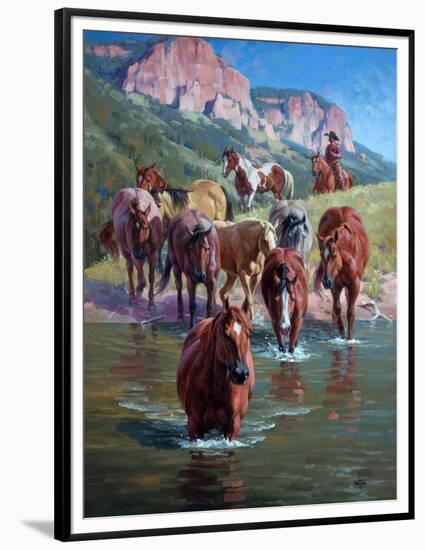 The Crossing-Jack Sorenson-Framed Premium Giclee Print