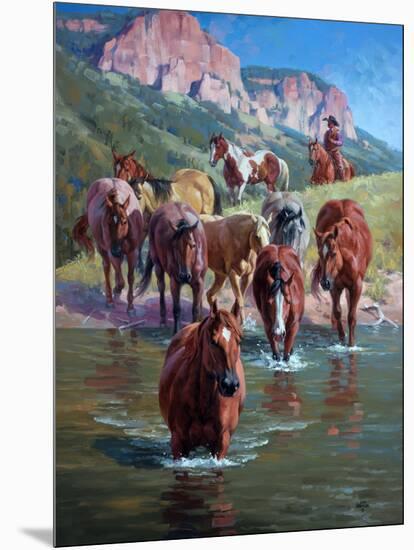 The Crossing-Jack Sorenson-Mounted Premium Giclee Print