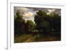 The Crossroads of the Eagle's Nest, Fontainebleau Forest, 1843-44-Charles Francois Daubigny-Framed Giclee Print