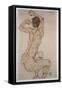 The Crouch, 1915-Egon Schiele-Framed Stretched Canvas