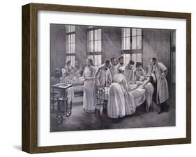 The Croup Cured by Doctor Roux-Pierre Andre Brouillet-Framed Giclee Print