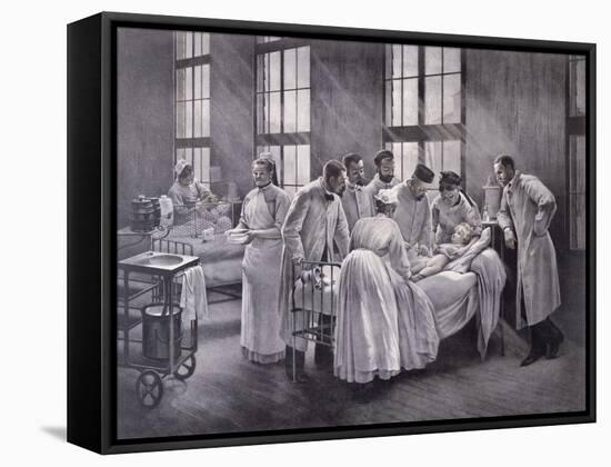 The Croup Cured by Doctor Roux-Pierre Andre Brouillet-Framed Stretched Canvas