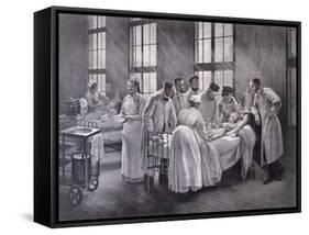 The Croup Cured by Doctor Roux-Pierre Andre Brouillet-Framed Stretched Canvas