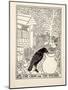 The Crow and the Pitcher, from A Hundred Fables of Aesop, Pub.1903 (Engraving)-Percy James Billinghurst-Mounted Giclee Print