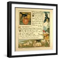 The Crow and the Pitcher the Eagle and the Crow-null-Framed Giclee Print