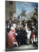 The Crowd, 1847-Robert William Buss-Mounted Giclee Print