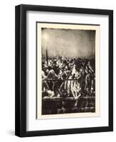 The Crowd, 1923-George Wesley Bellows-Framed Giclee Print