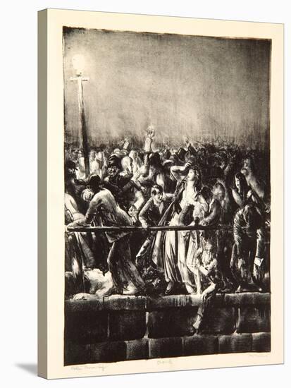 The Crowd, 1923-George Wesley Bellows-Stretched Canvas