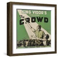 The Crowd, 1928-null-Framed Art Print