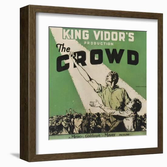 The Crowd, 1928-null-Framed Art Print