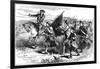 The Crowd at Springfield with the Black Flag, C1776-1781-null-Framed Giclee Print