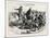 The Crowd at Springfield with the Black Flag, USA, 1870s-null-Mounted Giclee Print
