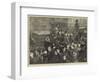 The Crowd Illuminated-null-Framed Premium Giclee Print