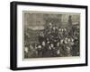 The Crowd Illuminated-null-Framed Giclee Print