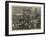 The Crowd Illuminated-null-Framed Giclee Print