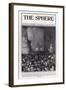 The Crowd Outside Buckingham Palace Awaiting Britain's Declaration of War, August 1914-null-Framed Photographic Print