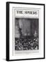 The Crowd Outside Buckingham Palace Awaiting Britain's Declaration of War, August 1914-null-Framed Photographic Print