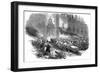 The Crowd Storming the Arsenal in Berlin, Revolution in Prussia, March 1848-null-Framed Giclee Print