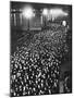 The Crowd Waiting to Pass by King George V's Catafalque in Westminster Hall, London, January 1936-null-Mounted Giclee Print