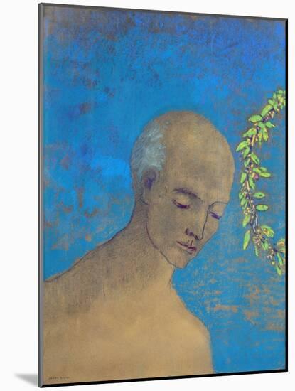 The Crown, 1910 (Pastel and Charcoal)-Odilon Redon-Mounted Giclee Print
