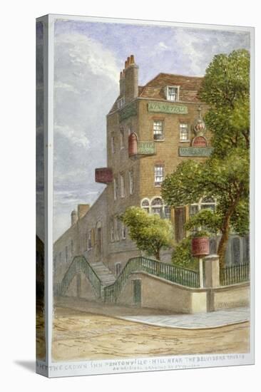 The Crown Inn, Pentonville Hill, Islington, London, C1865-JT Wilson-Stretched Canvas