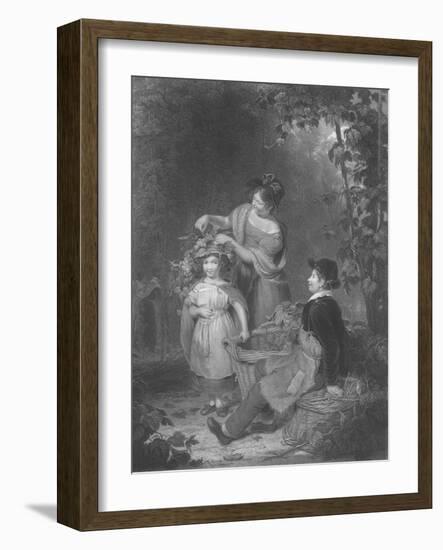 'The Crown of Hops', 1843-1850-Herbert Bourne-Framed Giclee Print