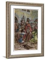 The Crown of Thorns, Illustration for 'The Life of Christ', C.1886-94-James Tissot-Framed Giclee Print