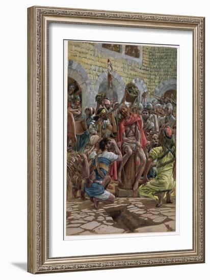 The Crown of Thorns, Illustration for 'The Life of Christ', C.1886-94-James Tissot-Framed Giclee Print