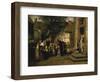 The Crown Prince Visiting the Countryside, 1873-Hubert Salentin-Framed Giclee Print