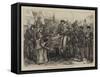 The Crown Prince Visiting the Wounded-Henry Woods-Framed Stretched Canvas