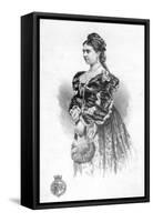 The Crown Princess of Germany, 1877-Matthews and Son-Framed Stretched Canvas