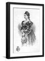 The Crown Princess of Germany, 1877-Matthews and Son-Framed Giclee Print