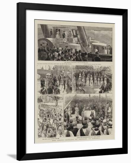 The Crown Princess of Germany at Portsea-null-Framed Giclee Print