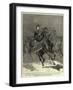 The Crown Princess Victoria at the Head of Her Own (The Second) Regiment of Hussars, Leibhusaren-null-Framed Giclee Print