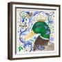 The Crowned Mallard-Isabelle Brent-Framed Photographic Print