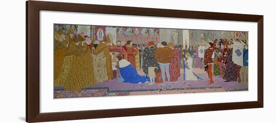 The Crowning at Reims of the Dauphin, from Joan of Arc Series E, 1907-Louis Maurice Boutet De Monvel-Framed Premium Giclee Print