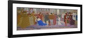 The Crowning at Reims of the Dauphin, from Joan of Arc Series E, 1907-Louis Maurice Boutet De Monvel-Framed Premium Giclee Print