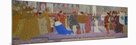 The Crowning at Reims of the Dauphin, from Joan of Arc Series E, 1907-Louis Maurice Boutet De Monvel-Mounted Premium Giclee Print