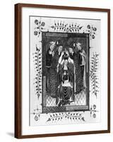 The Crowning of a Queen, Late 14th Century-null-Framed Giclee Print