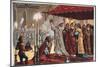 The Crowning of Charlemagne, 800 Ad-null-Mounted Giclee Print
