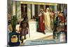 The Crowning of Charlemagne in Rome 800-null-Mounted Giclee Print