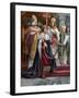 The Crowning of Edward I, Westminster, 19 August 1274-null-Framed Giclee Print