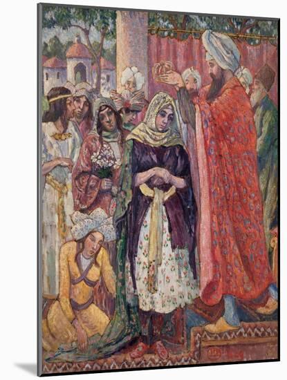The Crowning of Esther. 1929-Lucien Pissarro-Mounted Giclee Print