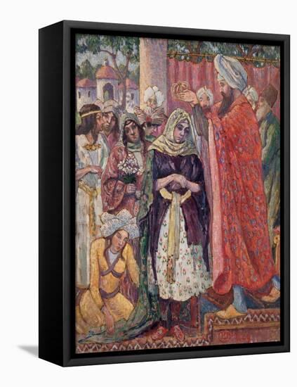The Crowning of Esther. 1929-Lucien Pissarro-Framed Stretched Canvas