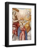 The Crowning of Mary, Our Lady of the Assumption church, Cordon, France-Godong-Framed Photographic Print