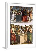 The Crowning of the Virgin (Oddi Alta), 1502-1503-Raphael-Framed Giclee Print