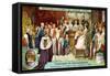 The Crowning of Victoria, Queen of England in 1837-null-Framed Stretched Canvas