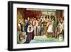 The Crowning of Victoria, Queen of England in 1837-null-Framed Giclee Print
